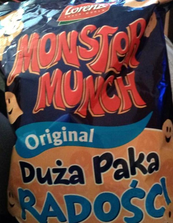 Zdjęcia - Monster Munch Original Chrupki ziemniaczane przyprawione 150 g
