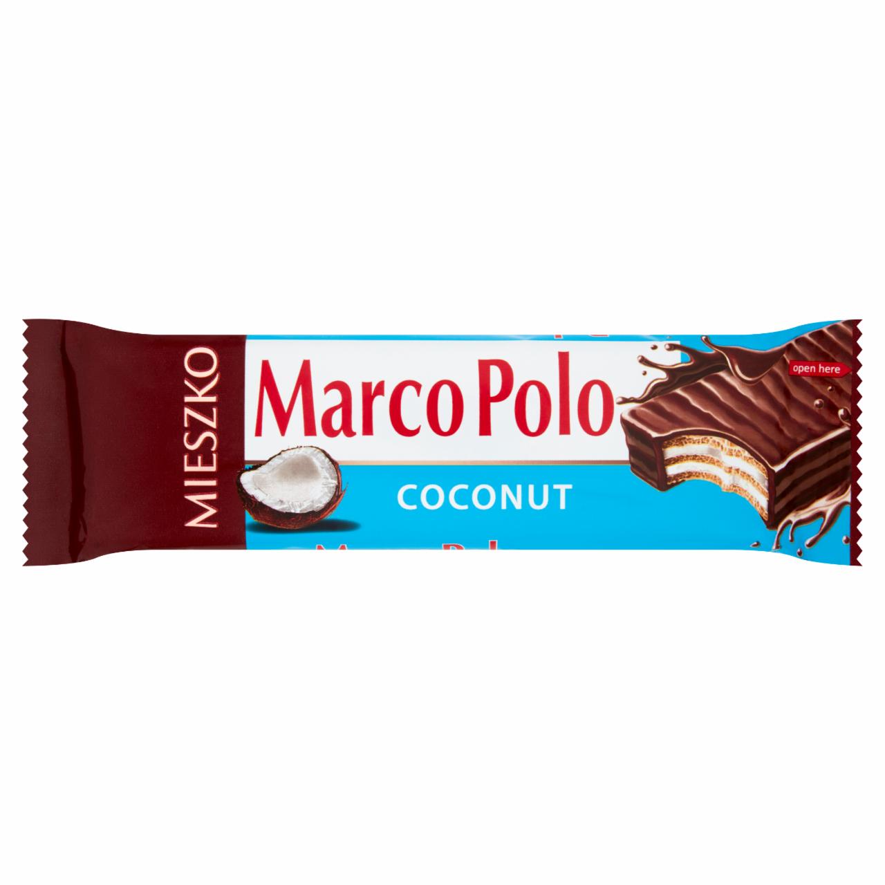 Zdjęcia - Mieszko Marco Polo Coconut Wafelek przekładany kremem kokosowym w czekoladzie mlecznej 34 g