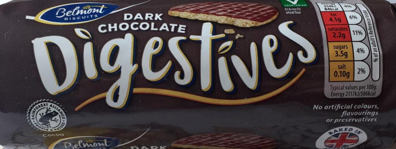 Zdjęcia - Digestives dark chocolate Belmont