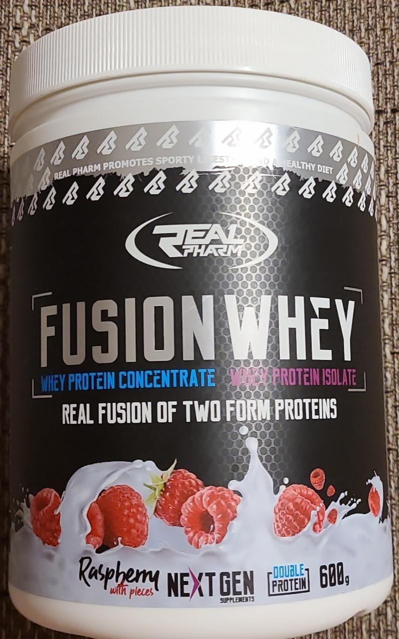 Zdjęcia - Fusion Whey Raspberry with pieces Real Pharm