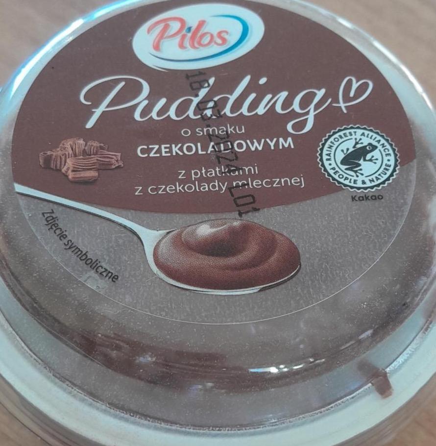 Zdjęcia - Pudding o smaku czekoladowym z płatkami z czekolady mlecznej Pilos