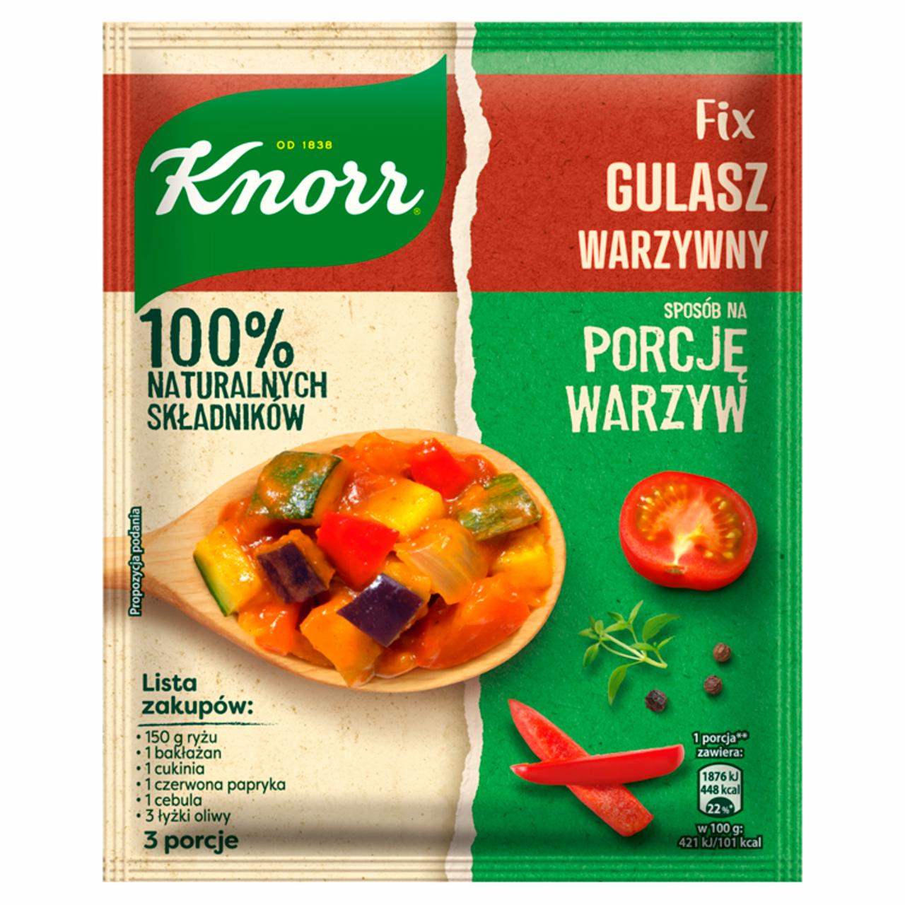 Zdjęcia - Knorr Fix Gulasz warzywny 58 g
