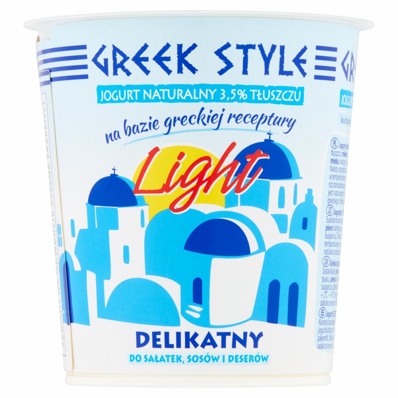 Zdjęcia - Greek Style Jogurt naturalny 3,5% tłuszczu 340 g