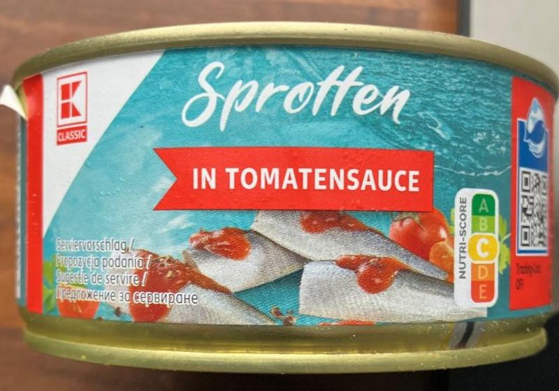 Zdjęcia - Sprotten in tomatensauce K-Classic