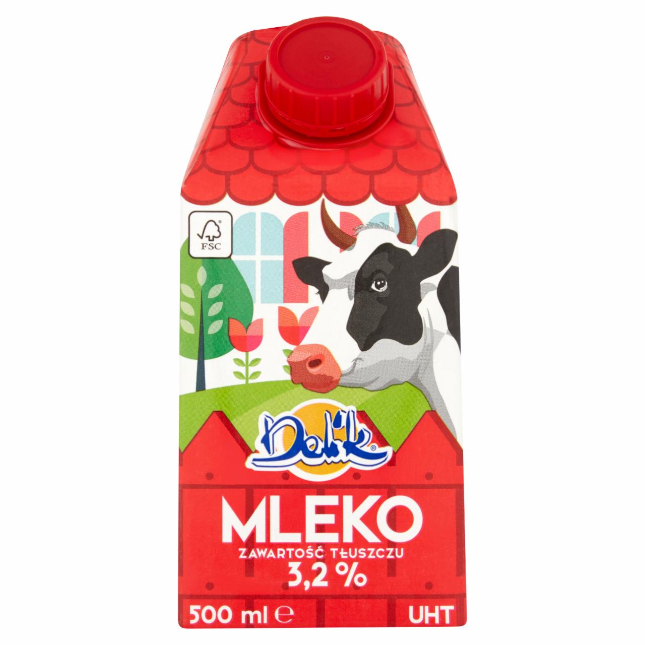 Zdjęcia - Delik Mleko UHT 3,2% 500 ml
