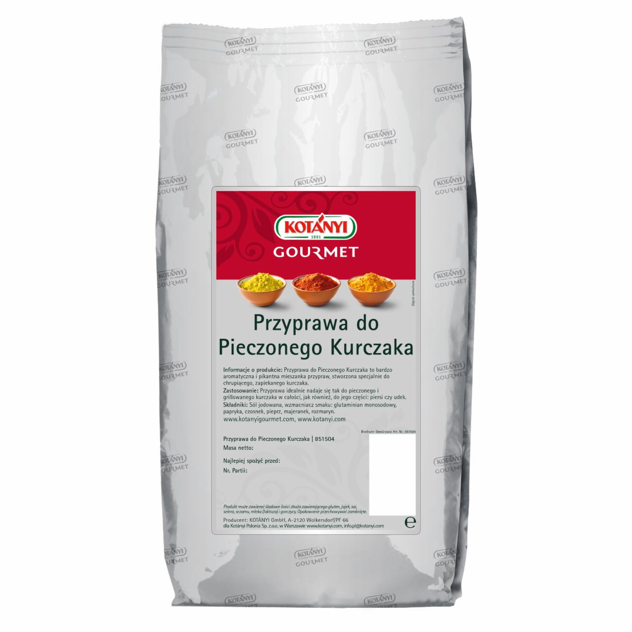 Zdjęcia - Kotányi Gourmet Przyprawa do pieczonego kurczaka 1000 g