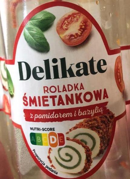 Zdjęcia - Roladka śmietankowa z pomidorem i bazylią Delikate