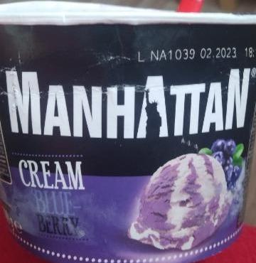 Zdjęcia - Manhattan Lody ze śmietanką i lody jagodowe 1400 ml