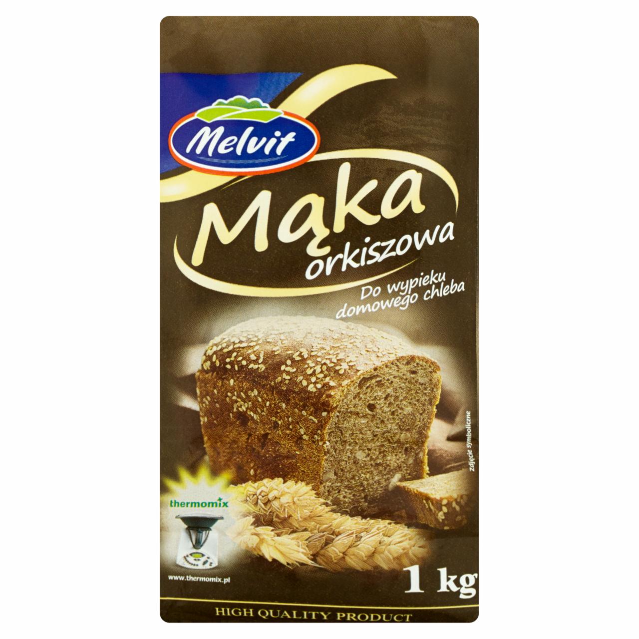 Zdjęcia - Melvit Mąka orkiszowa do wypieku domowego chleba 1 kg