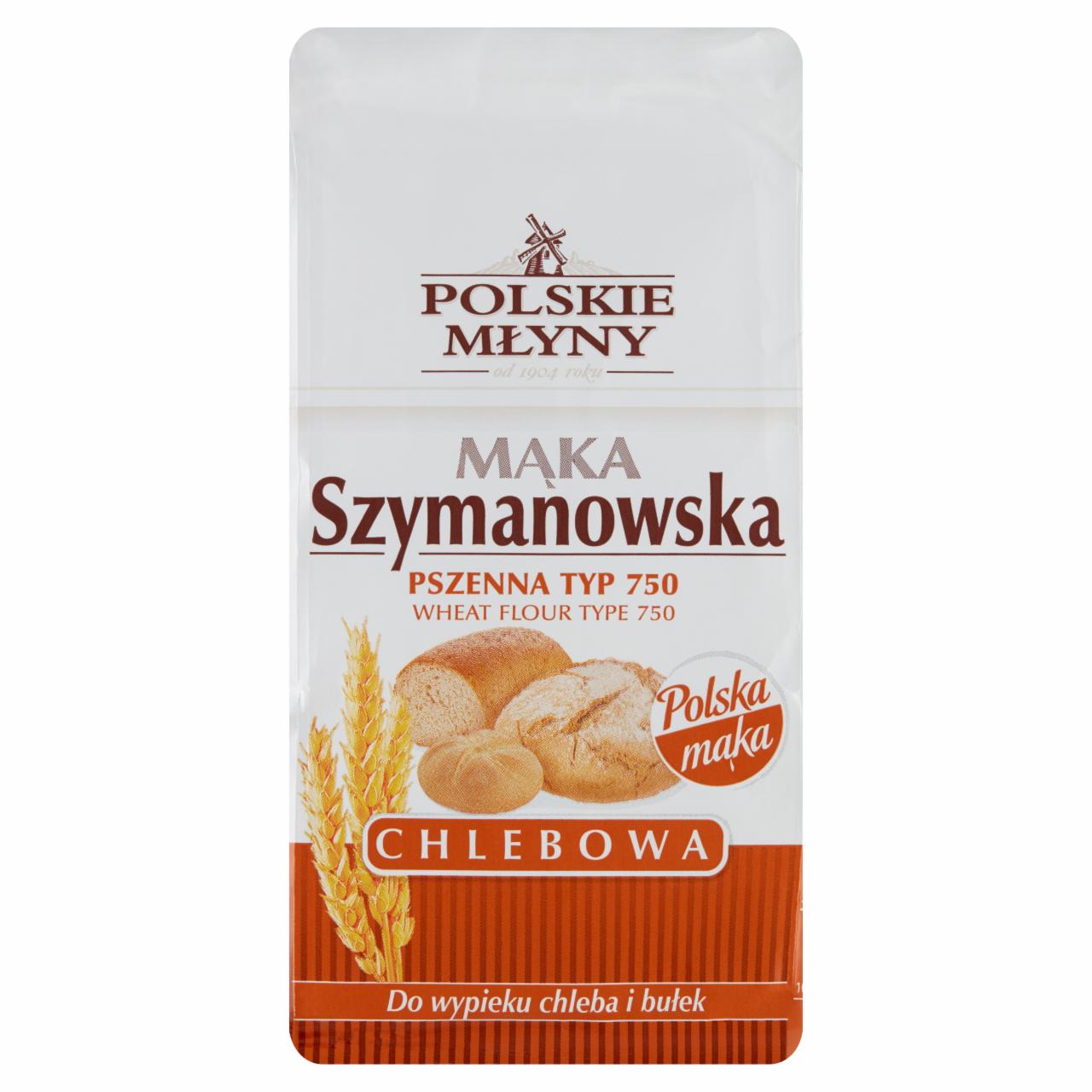 Zdjęcia - Mąka Szymanowska Chlebowa pszenna typ 750 Polskie Młyny