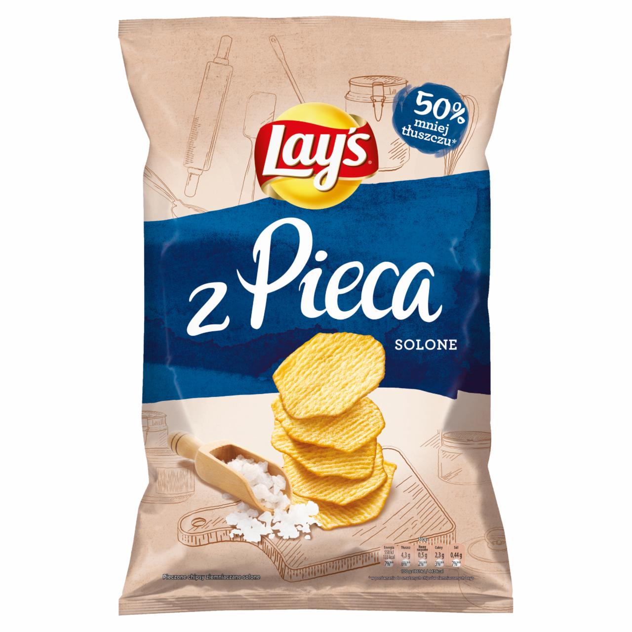 Zdjęcia - Lay's z Pieca Pieczone chipsy Solone 130 g