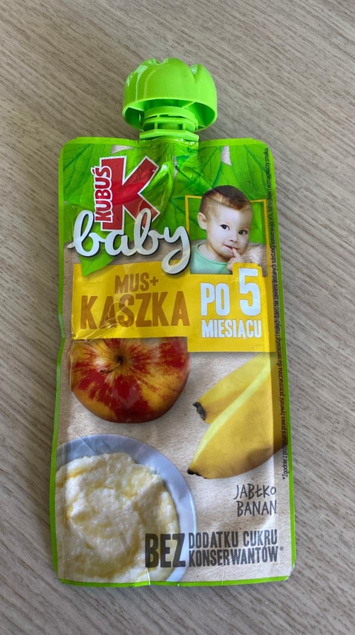 Zdjęcia - Mus+ kaszka jabłko banan Kubuś baby