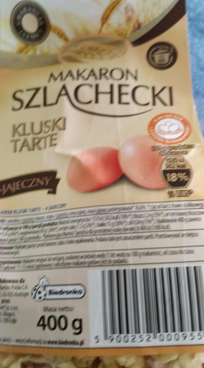 Zdjęcia - 4-jajeczny Kluski Tarte Makaron Szlachecki