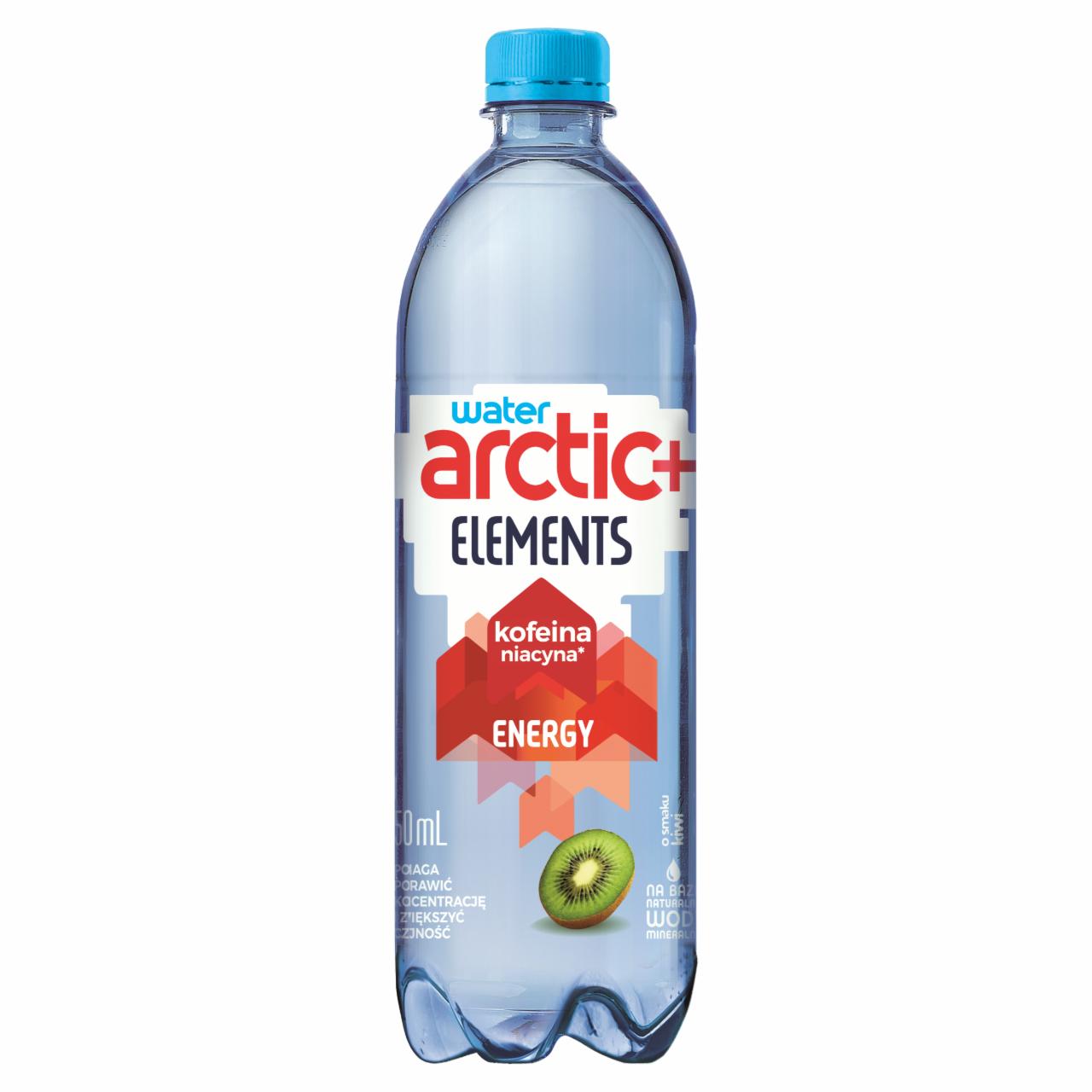 Zdjęcia - Arctic+ Elements Energy Napój niegazowany o smaku kiwi z dodatkiem kofeiny wzbogacony niacyną 750 ml