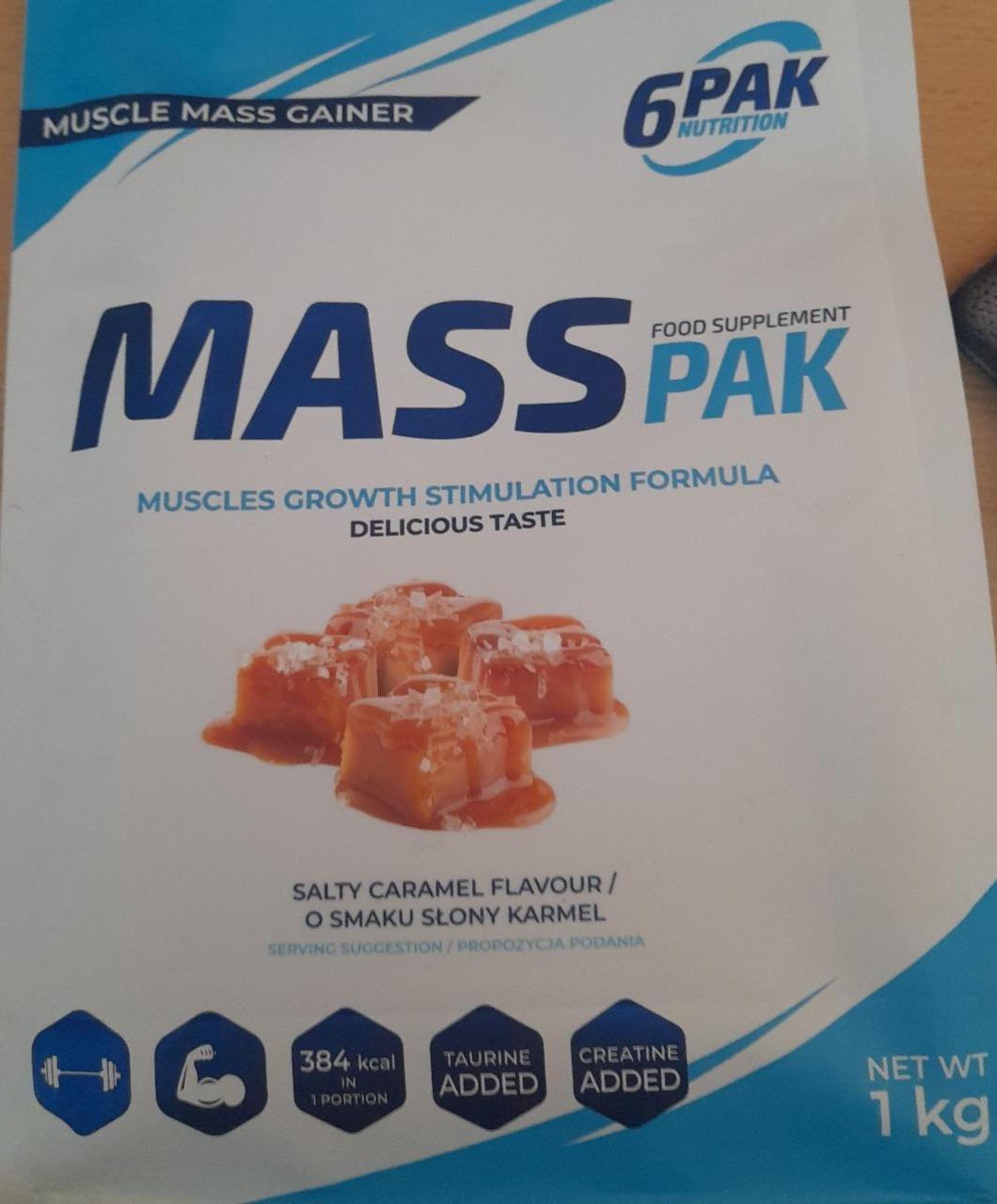 Zdjęcia - Odżywka białkowa o smaku słonego karmelu Mass Pak 6Pak Nutrition