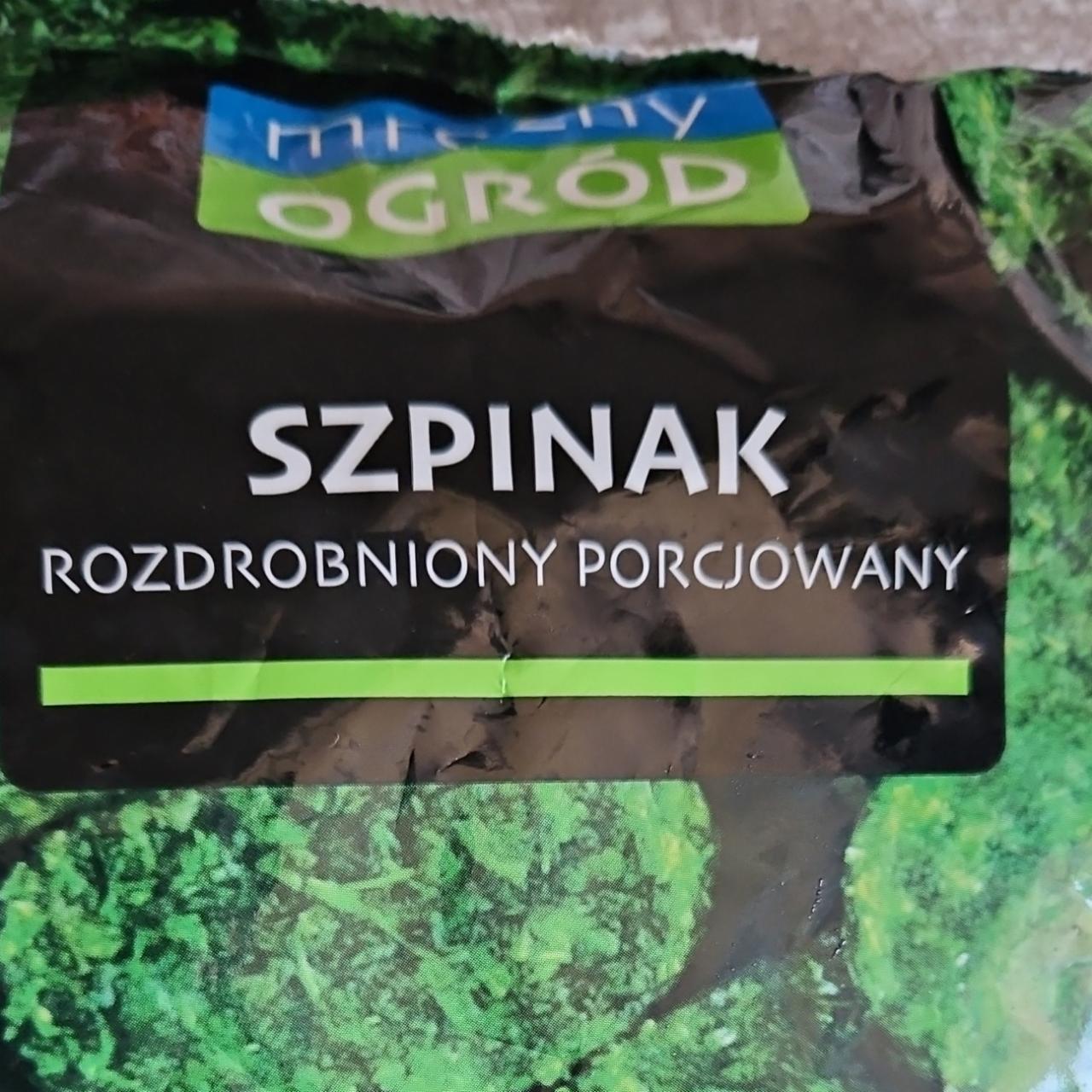 Zdjęcia - Szpinak rozdrobniony porcjowany Mroźny Ogród