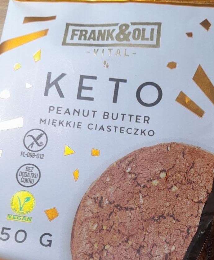 Zdjęcia - Keto Peanut Butter miękkie ciasteczko Frank&Oli