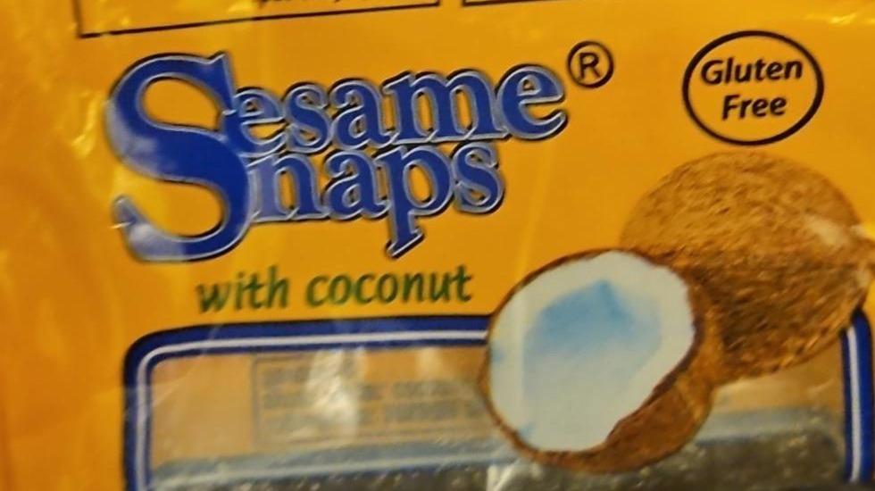 Zdjęcia - Sesame snaps with coconut