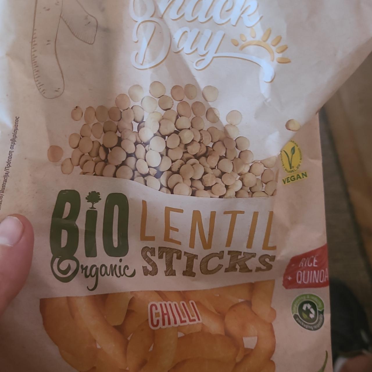 Zdjęcia - Bio organic Lentil sticks chilli Snack Day
