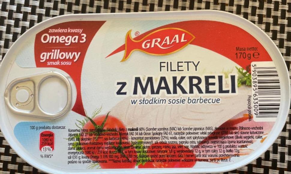 Zdjęcia - Filety z makreli w słodkim sosie barbecue Graal