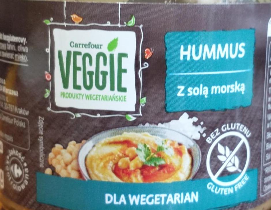 Zdjęcia - Hummus z solą morską Carrefour Veggie