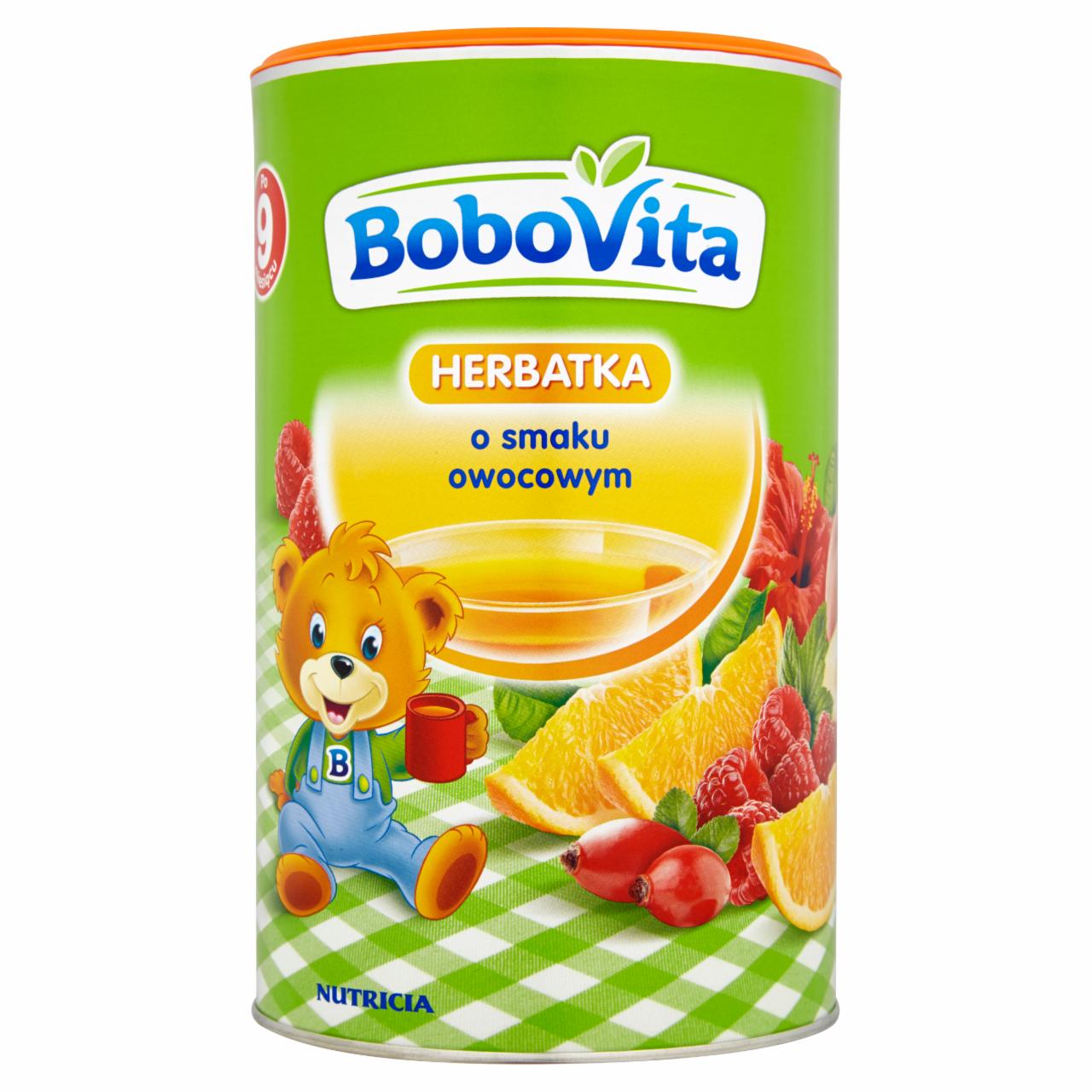Zdjęcia - BoboVita Herbatka o smaku owocowym po 9 miesiącu 400 g