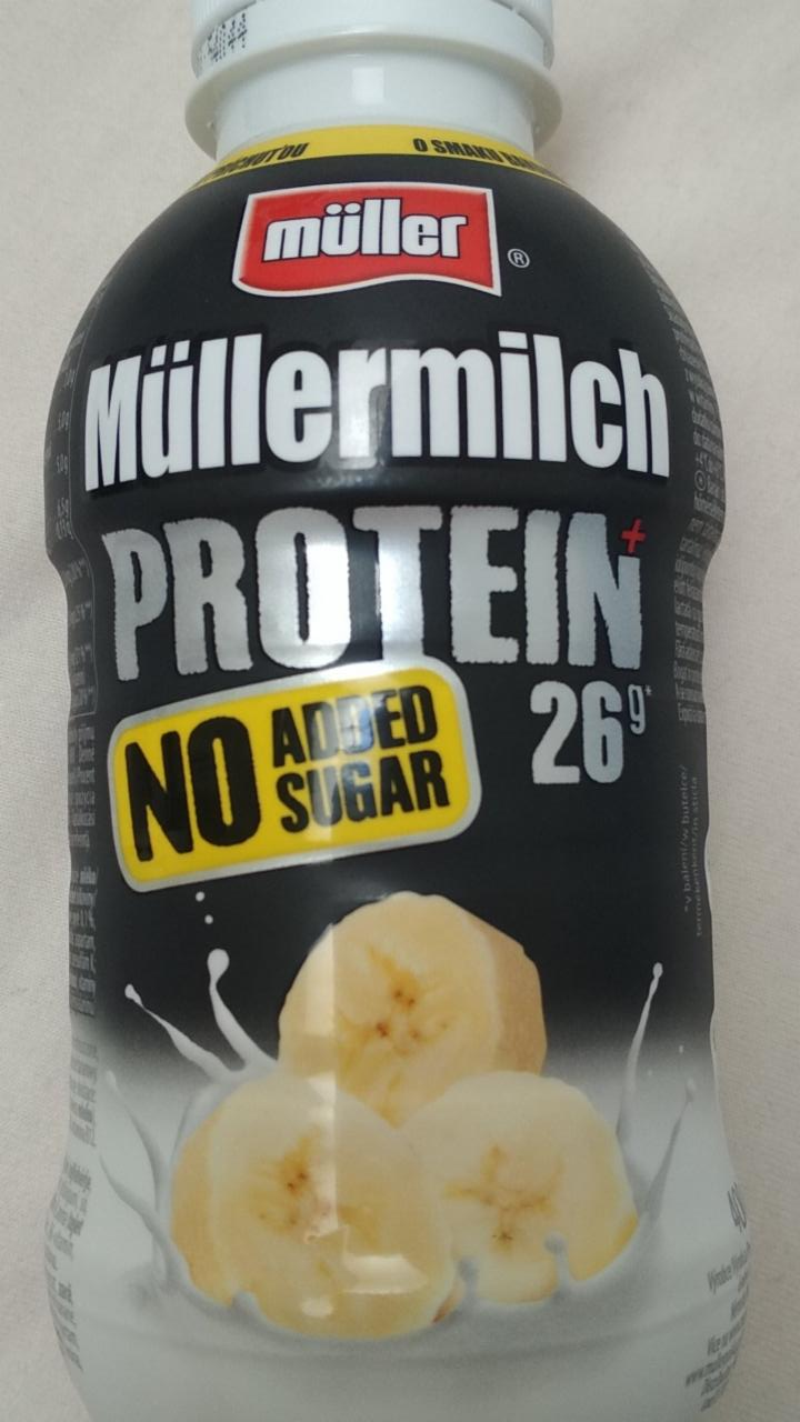 Zdjęcia - Napój proteinowy smak bananowy müllermilch Müller