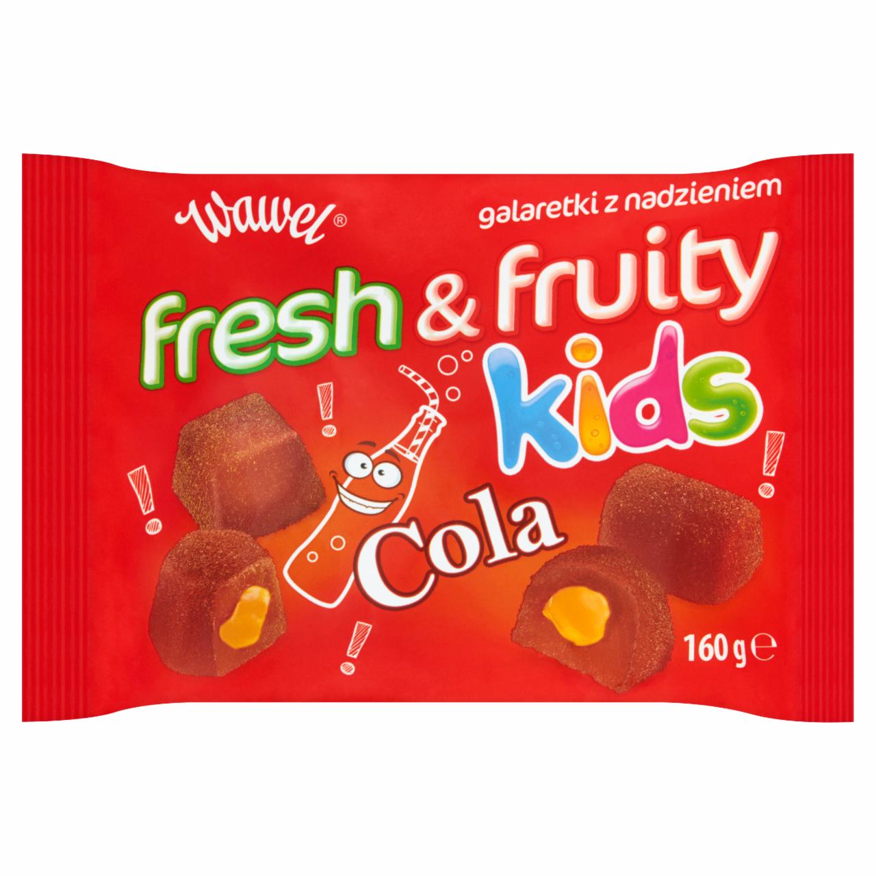 Zdjęcia - Wawel Fresh & Fruity Kids Cola Galaretki z nadzieniem 160 g