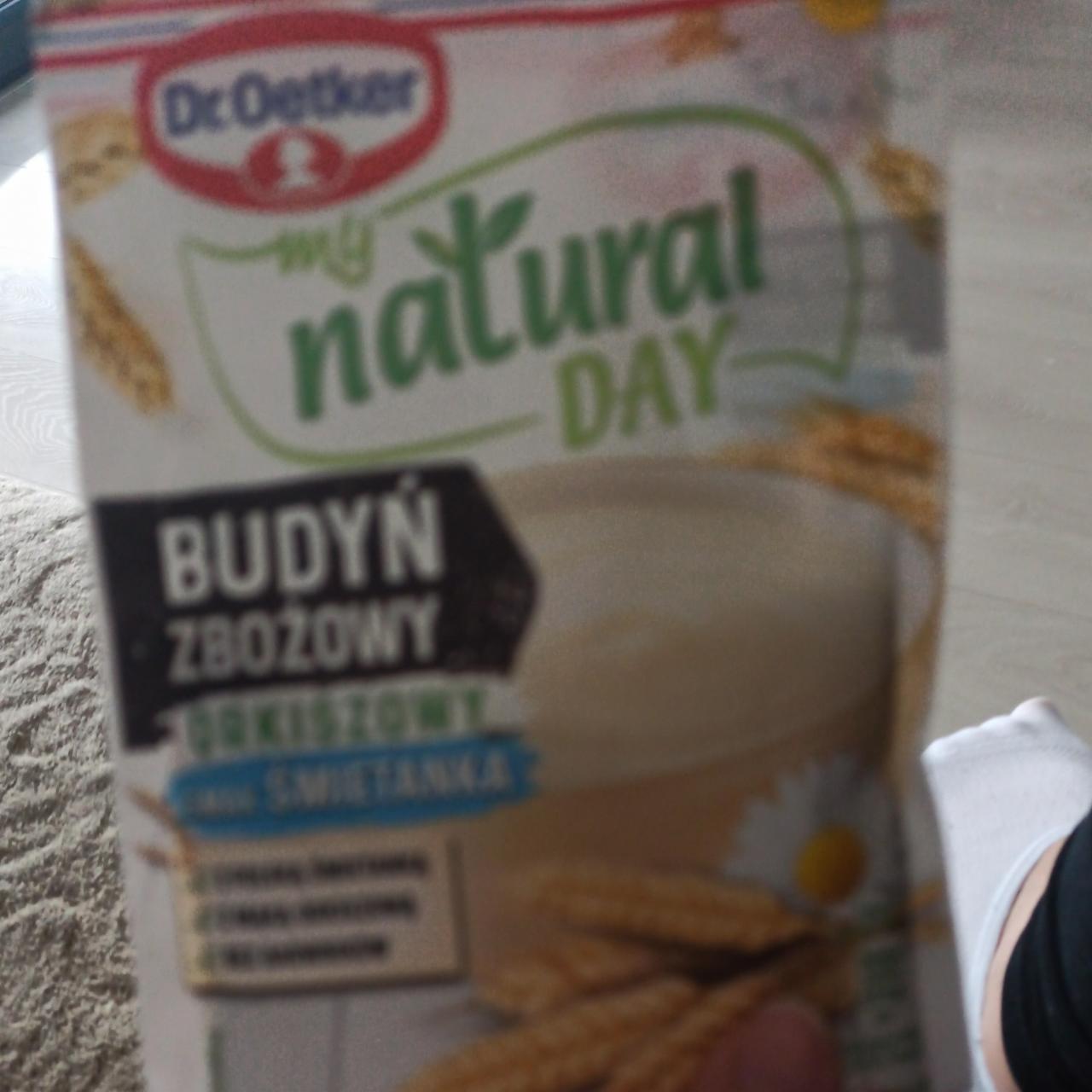 Zdjęcia - My Natural Day Budyń zbożowy orkiszowy smak śmietanka Dr. Oetker