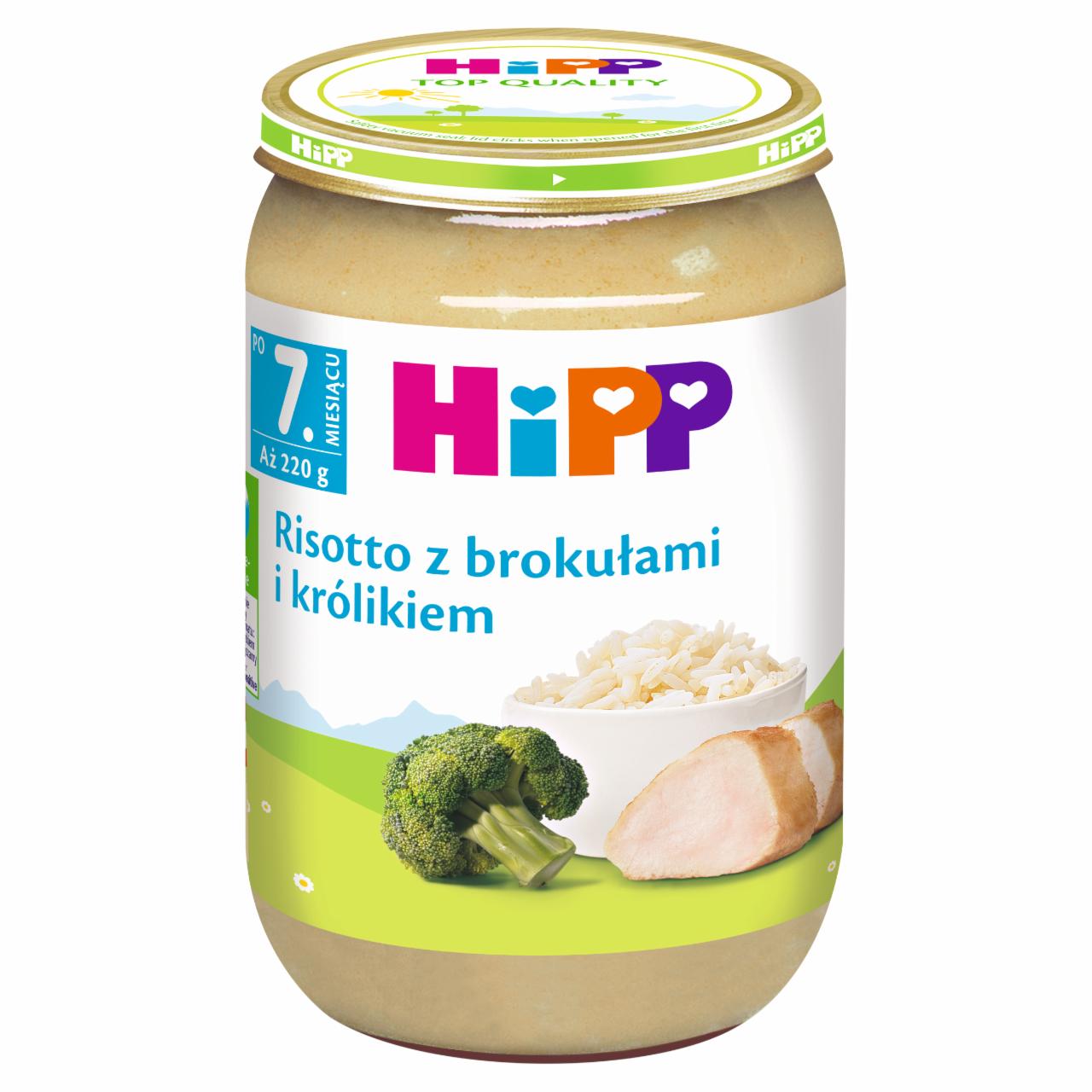 Zdjęcia - HiPP Risotto z brokułami i królikiem po 7. miesiącu 220 g