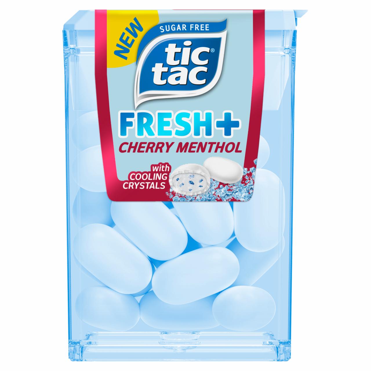 Zdjęcia - Tic Tac Fresh+ Drażetki o smaku wiśniowym i mentolowym 12 g