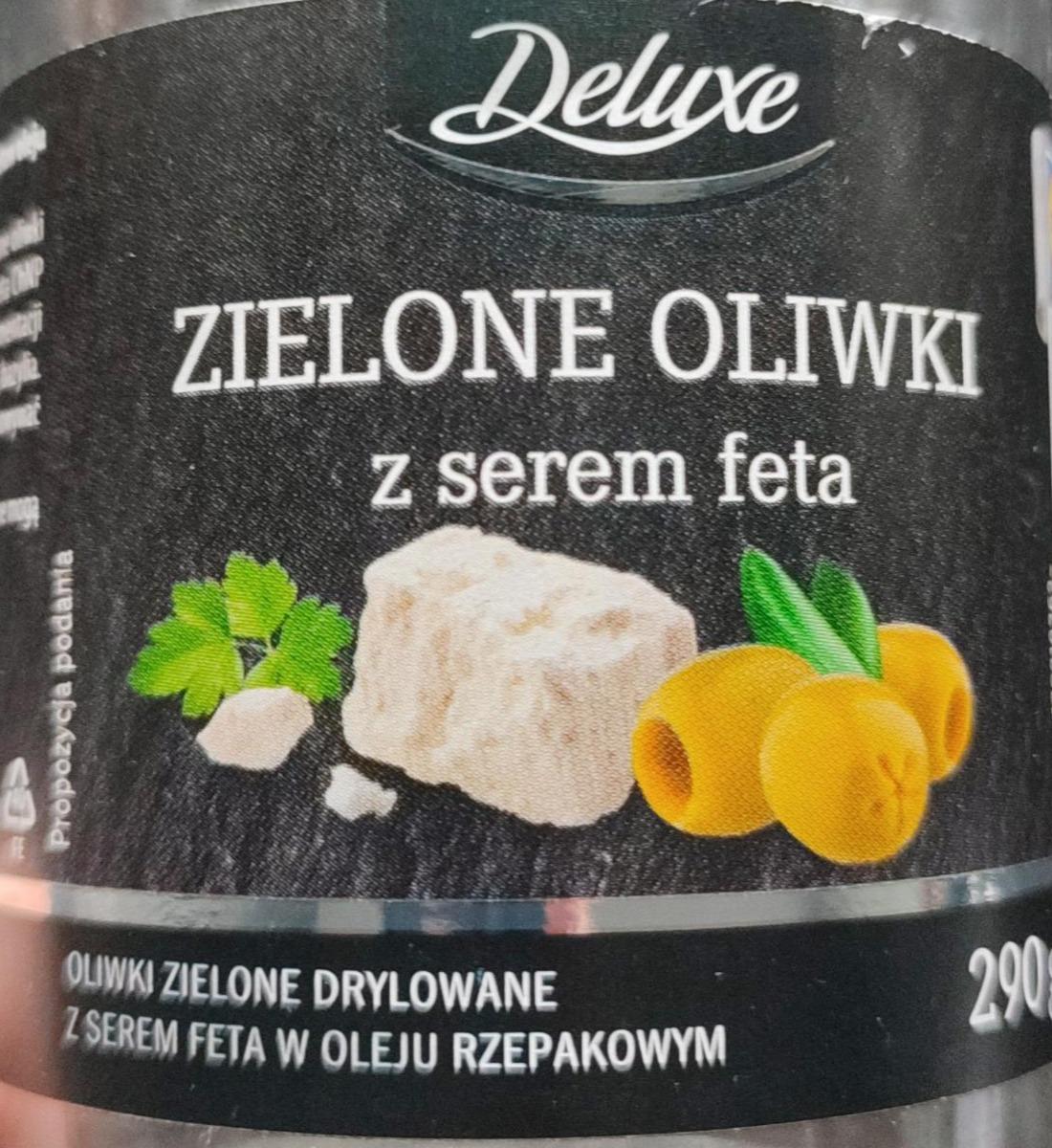 Zdjęcia - Zielone oliwki z serem feta Deluxe