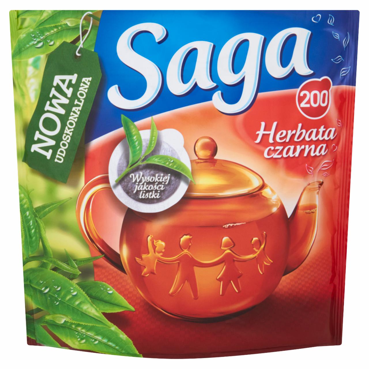 Zdjęcia - Saga Herbata czarna 240 g (200 torebek)