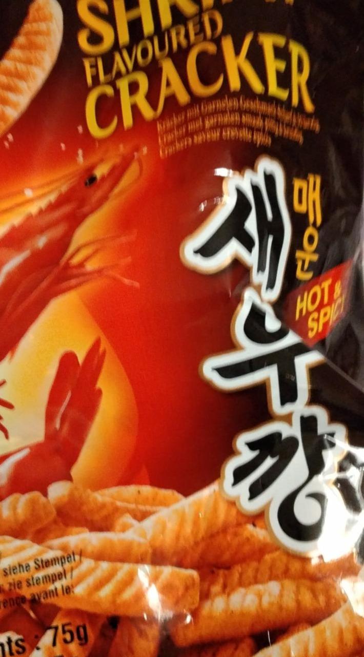 Zdjęcia - Scrummy Nongshim Shrimp Flavoured Cracker Hot & Spicy