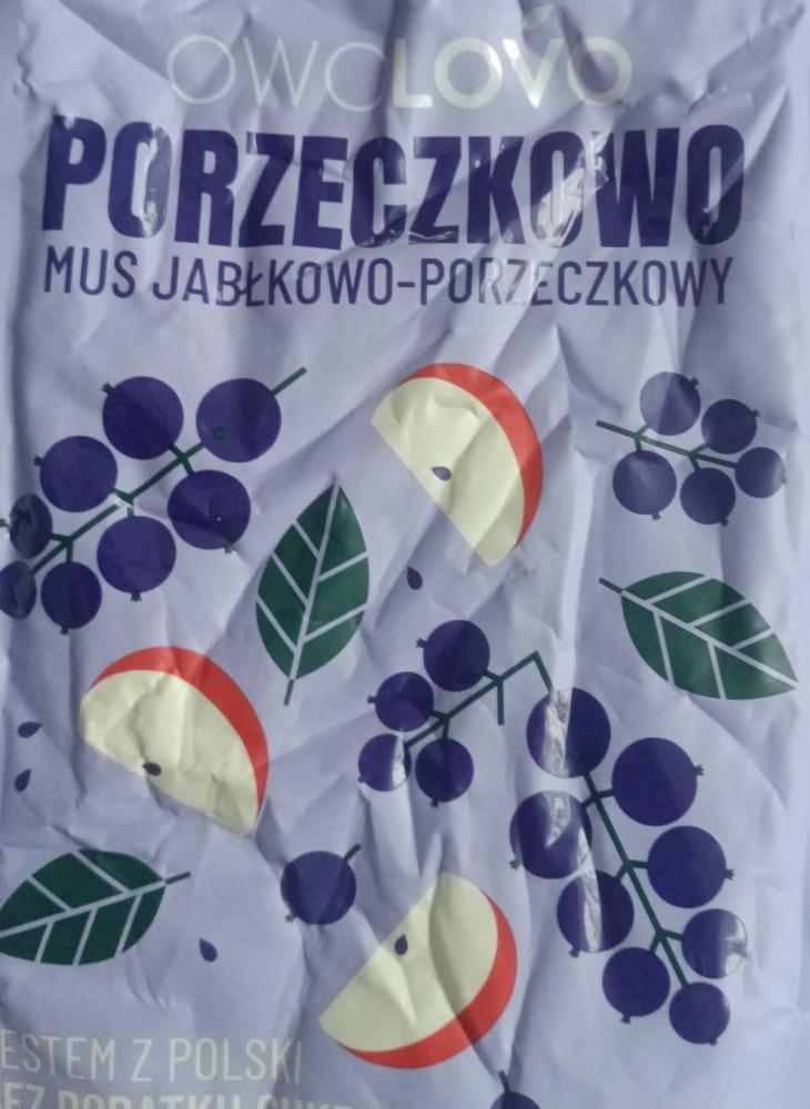 Zdjęcia - Porzeczkowo Mus jabłkowo-porzeczkowy 200 g OWOLOVO