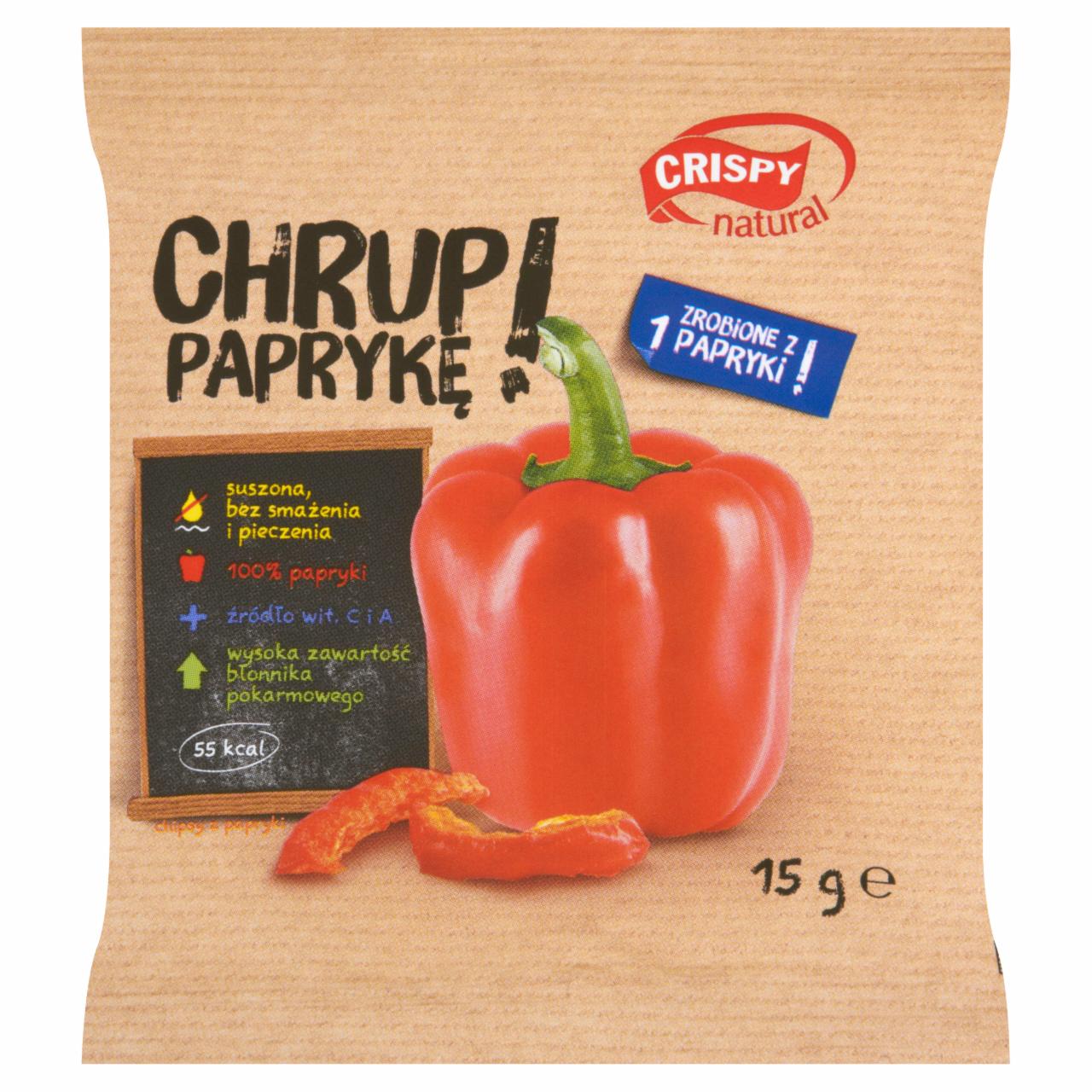 Zdjęcia - Crispy Natural Chrup Paprykę! Chipsy 15 g
