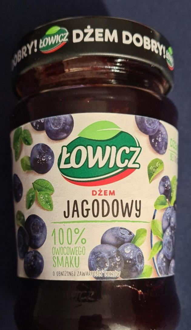 Zdjęcia - Łowicz Dżem jagodowy o obniżonej zawartości cukrów 280 g