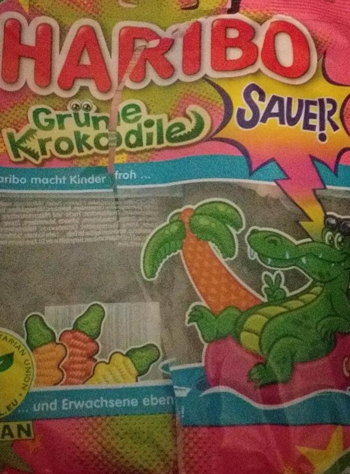 Zdjęcia - Haribo Grune Krokodile Sauer