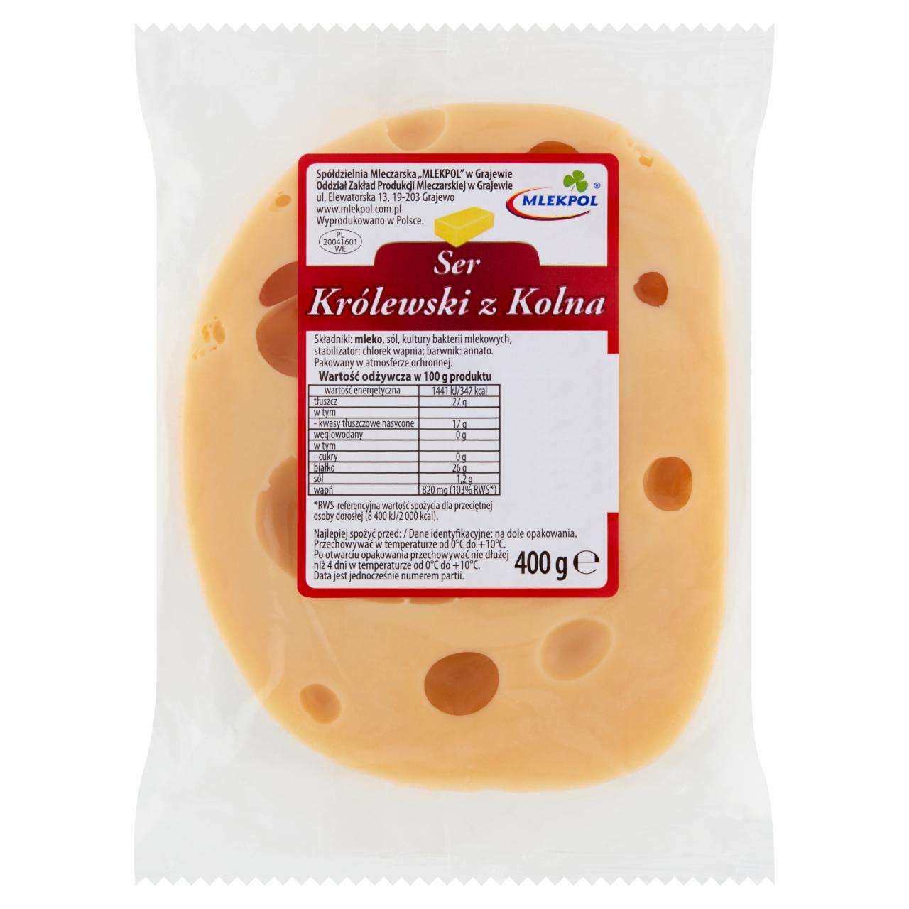 Zdjęcia - Mlekpol Ser Królewski z Kolna 400 g