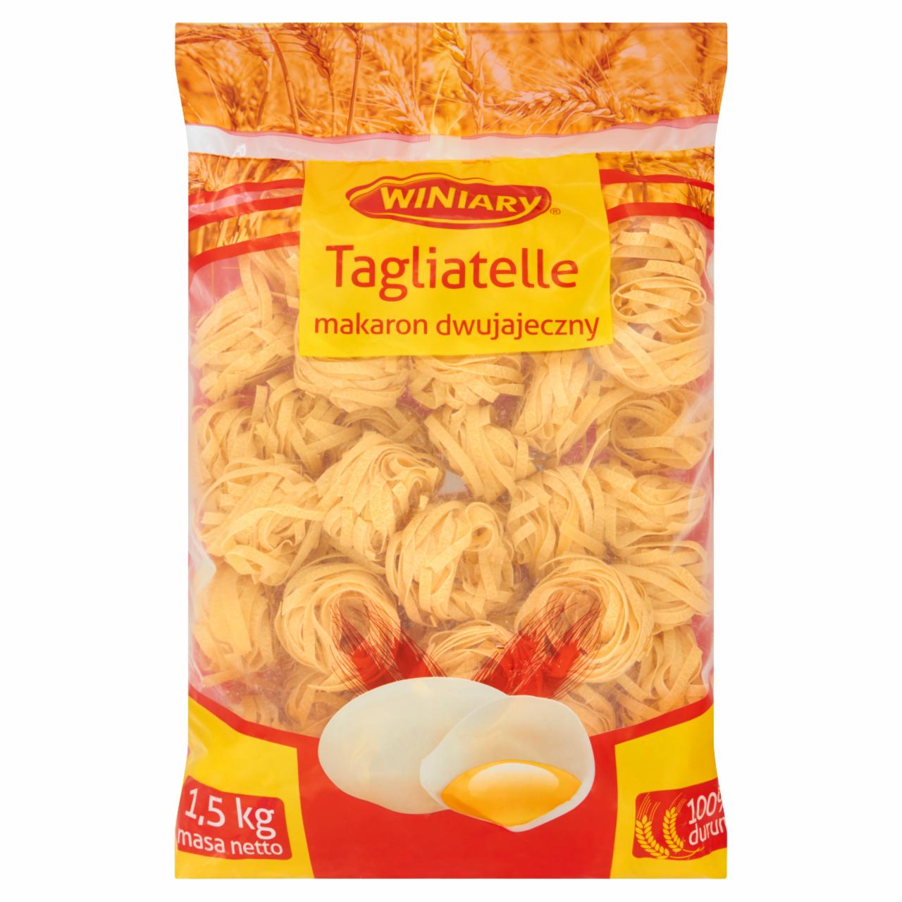 Zdjęcia - Winiary Makaron dwujajeczny tagliatelle 1,5 kg