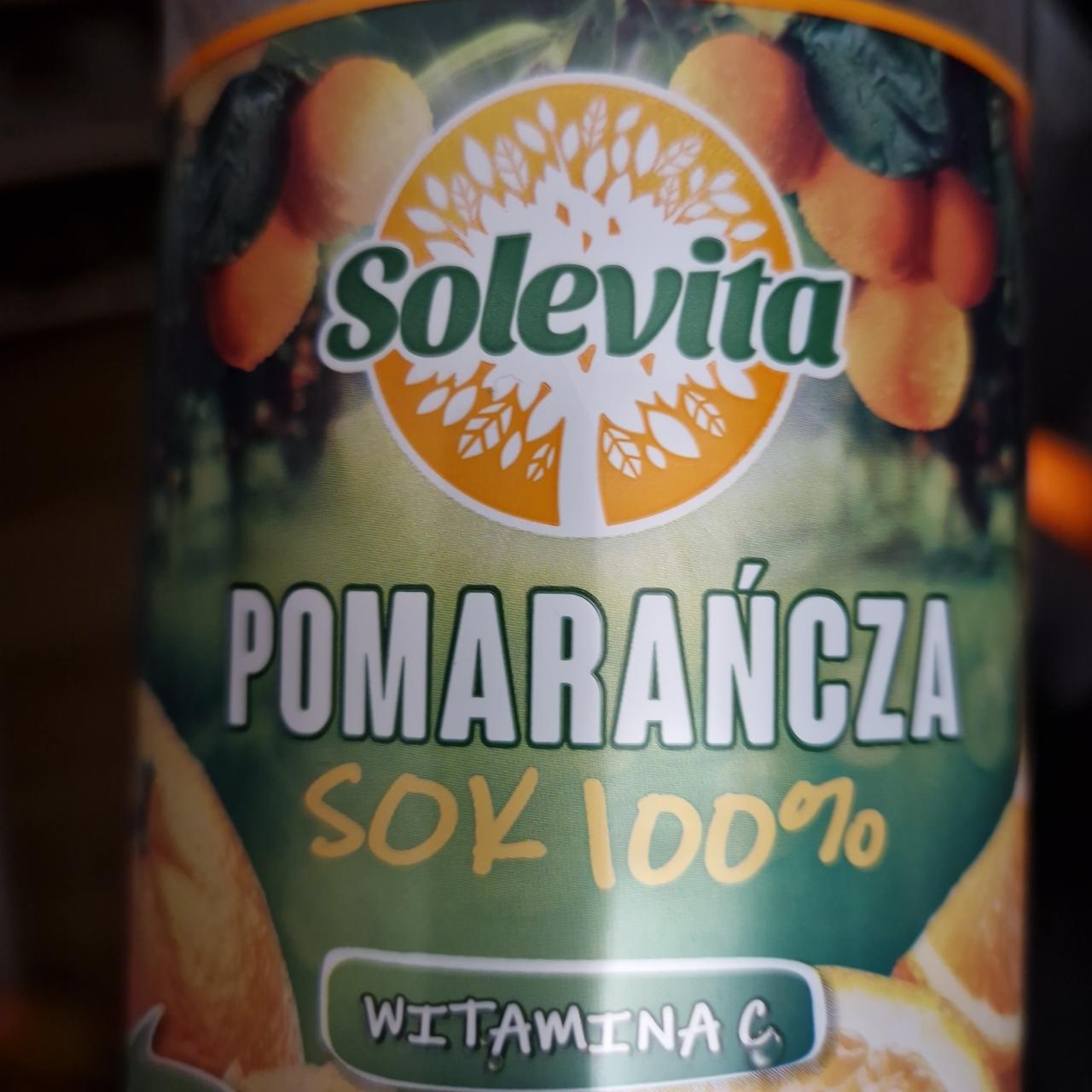 Zdjęcia - Pomarańcza sok 100% Solevita