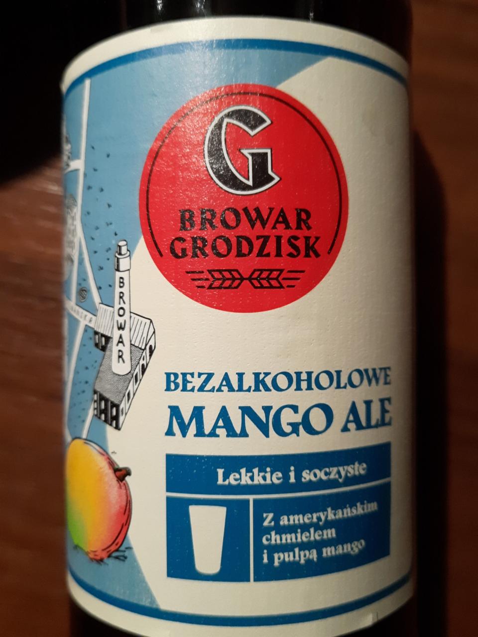 Zdjęcia - Browar Grodzisk Bezalkoholowe Mango Ale