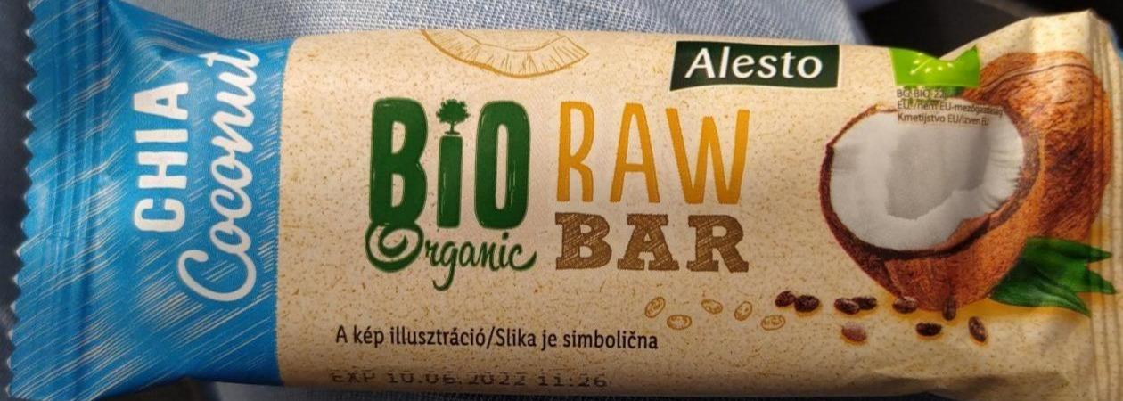 Zdjęcia - Bio Raw Organic Bar Chia Coconut ALESTO