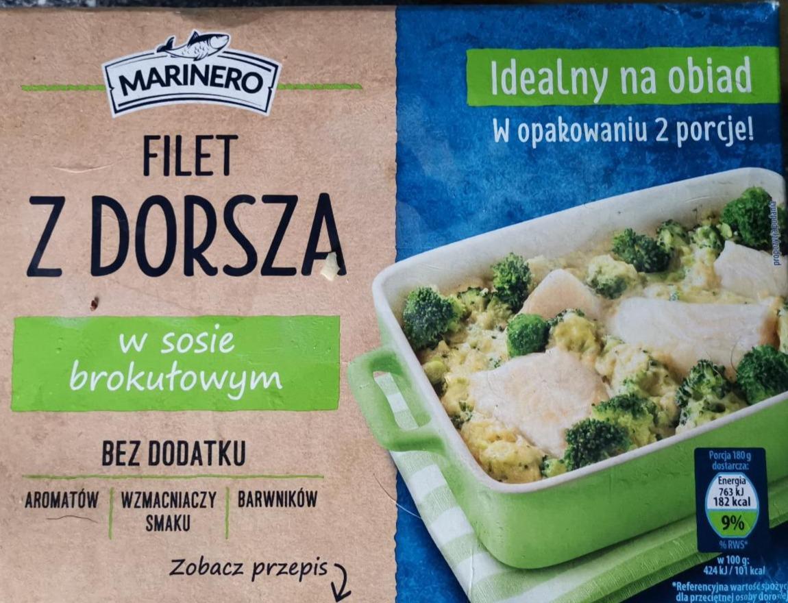 Zdjęcia - Marinero filet z dorsza w sosie brokułowym