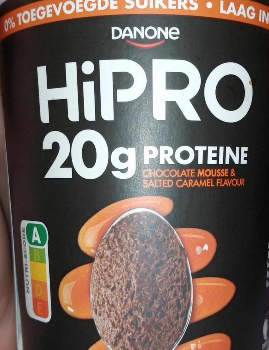Zdjęcia - HIPRO Proteine Chocolate Mousse & Salted Caramel Danone