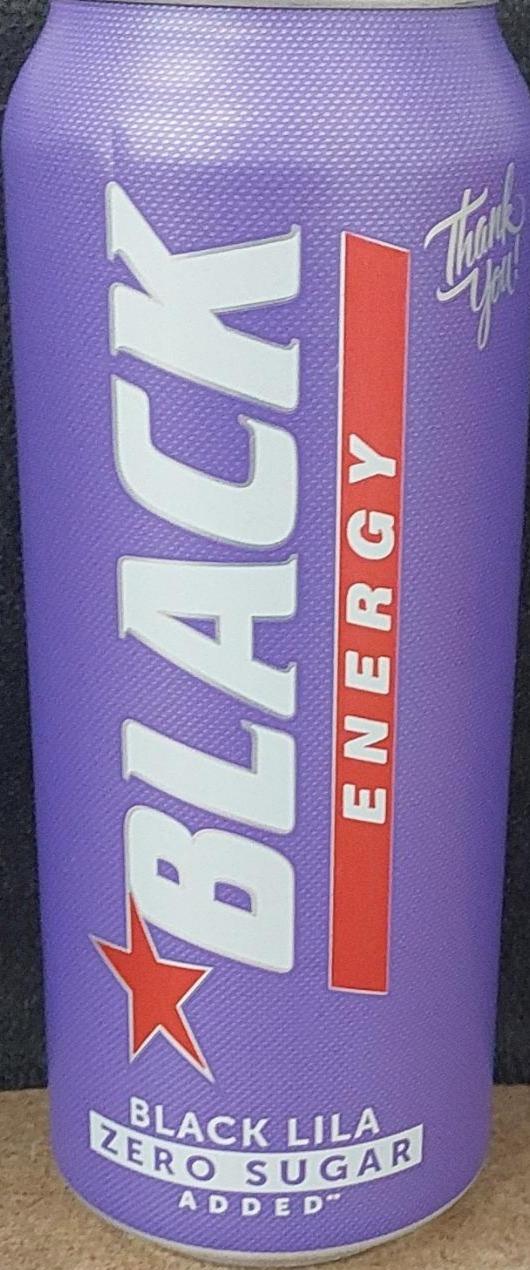 Zdjęcia - Black Energy Zero Sugar Black Lila Gazowany napój energetyzujący