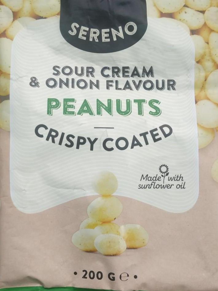 Zdjęcia - peanuts sour cream & onion flavour crispy coated sereno