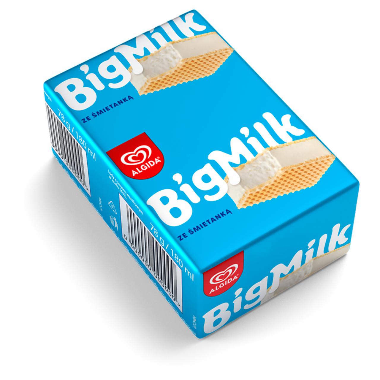 Zdjęcia - Algida Big Milk Kanapka lodowa Lody o smaku waniliowym 68 g