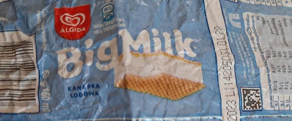 Zdjęcia - Algida Big Milk Kanapka lodowa Lody o smaku waniliowym 68 g