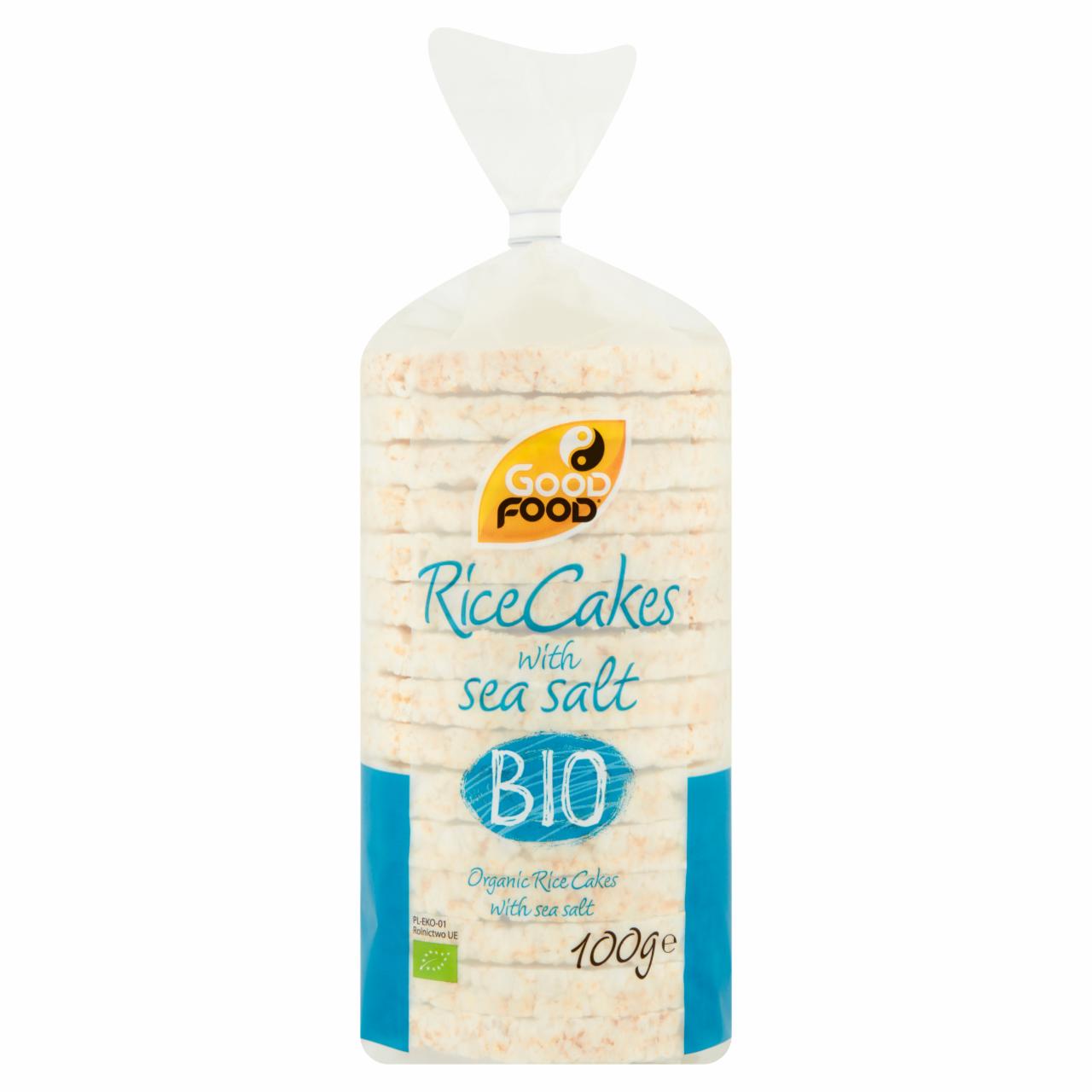 Zdjęcia - Good Food BIO Wafle ryżowe z solą morską 100 g (15 sztuk)